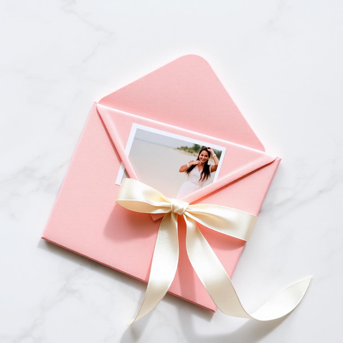 Lynn Bug’s Custom Keepsakes Gift Card — glossy square custom photo magnets